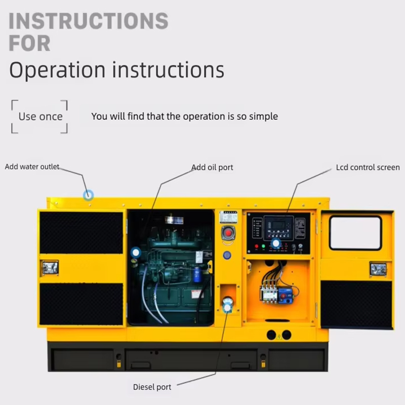 Power Generator effectively minimizes noise and is very suitable for urban areas