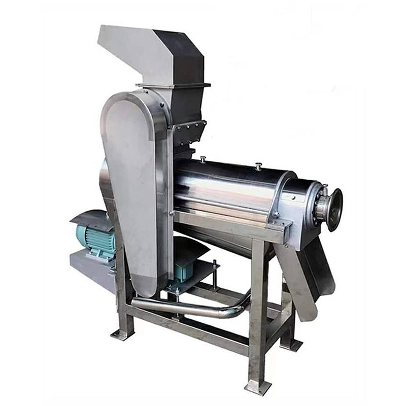 Full view of the automatic screw juicer.