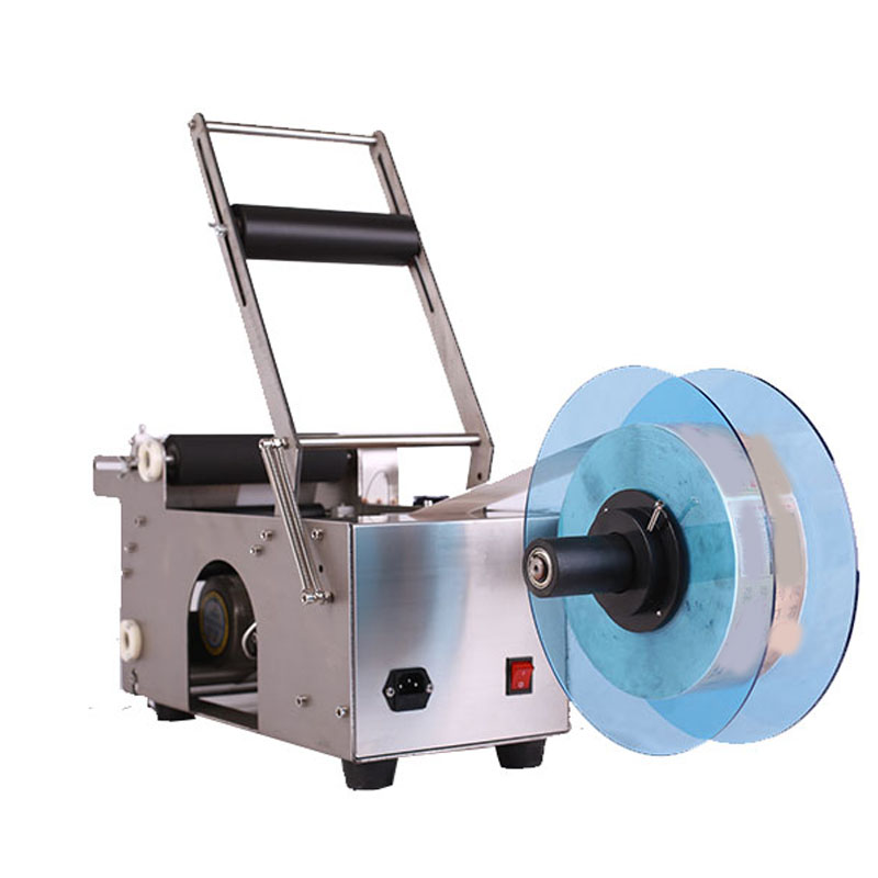 Labeling Semi-Auto Sticker Machine for Small Round Bottles - High Precision