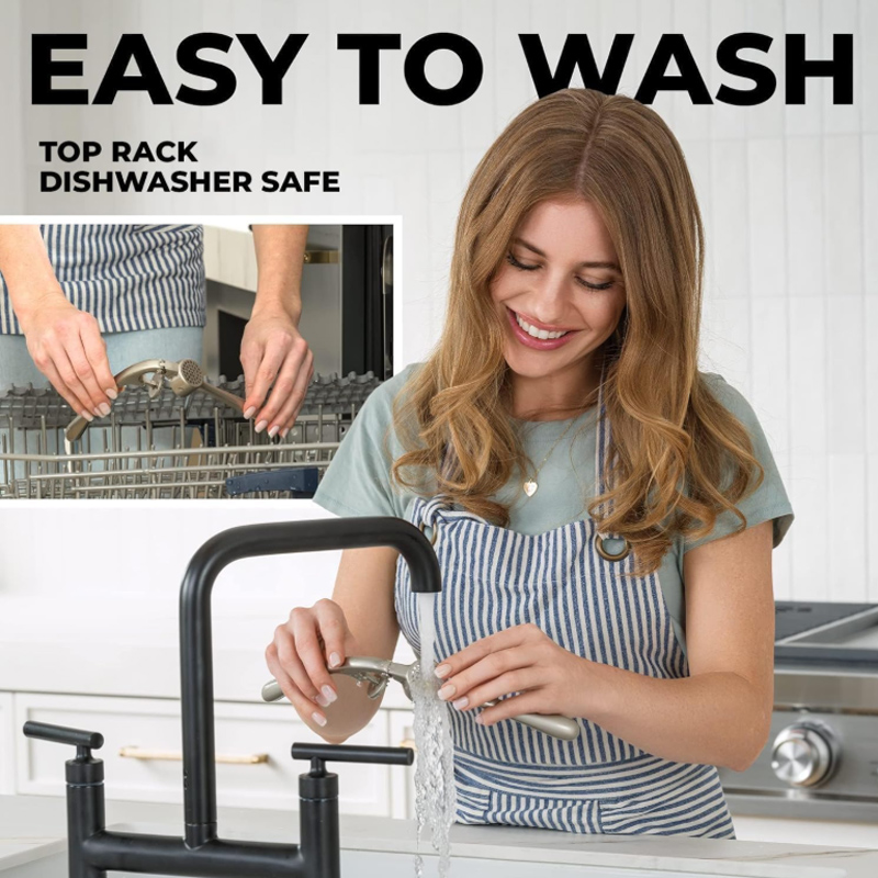 Extremely easy to rinse, preventing residue buildup
