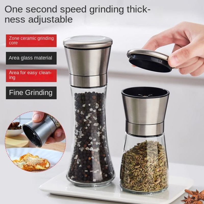Equipped with sealed PP plastic cover to ensure the freshness of the seasoning and moisture-proof