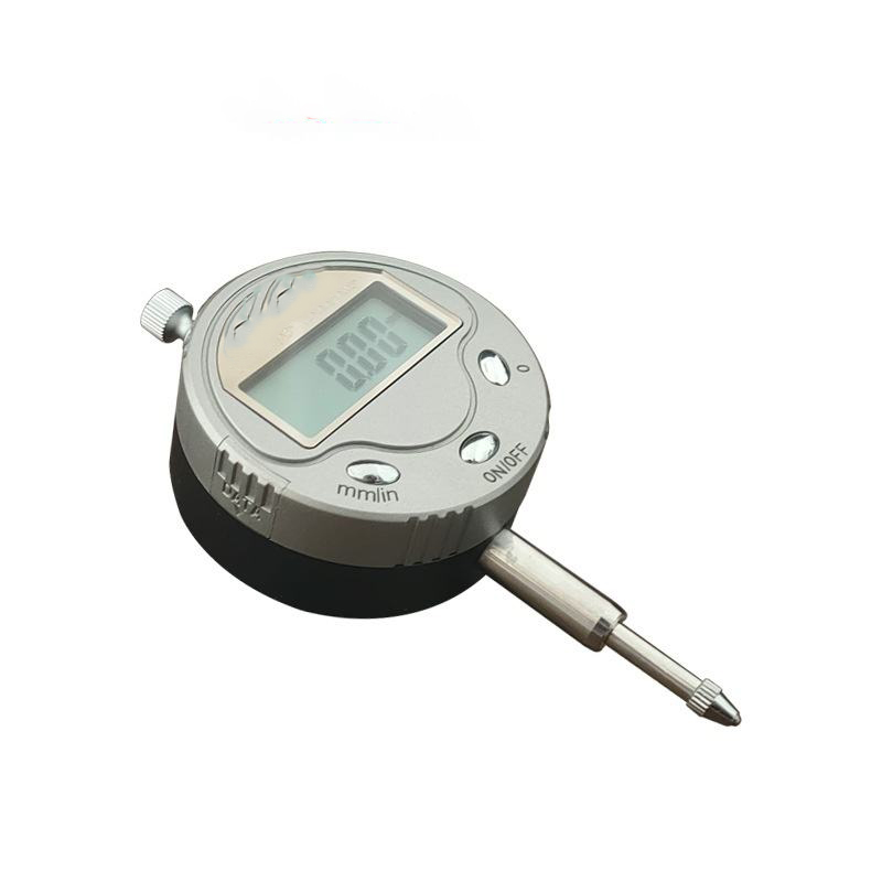 The probe (measuring tip) is made of stainless steel, ensuring durability and accuracy during contact with workpieces.