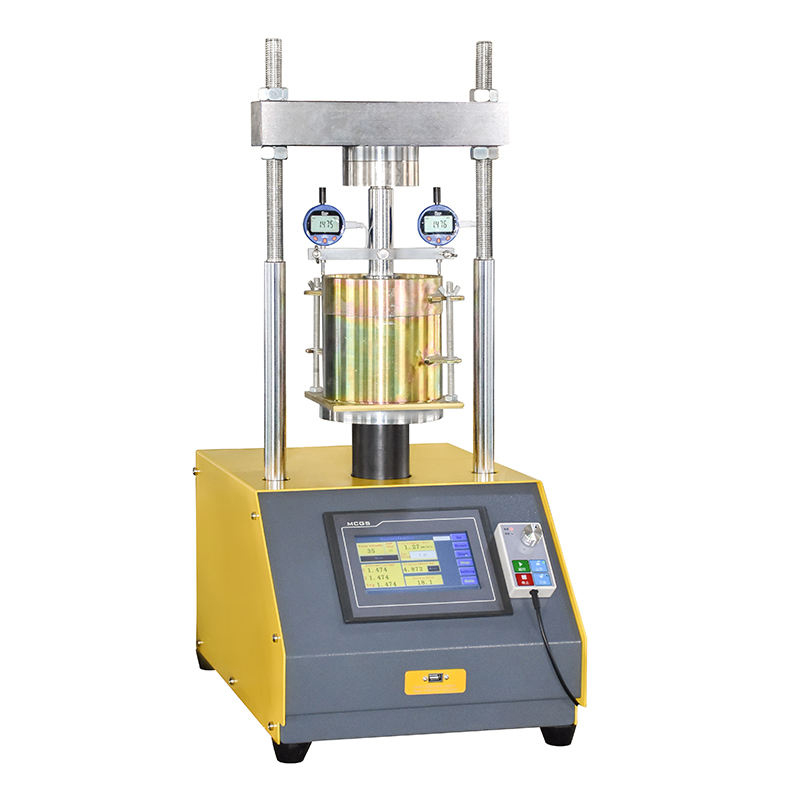It is a laboratory testing equipment designed to perform CBR tests on soil and asphalt materials.