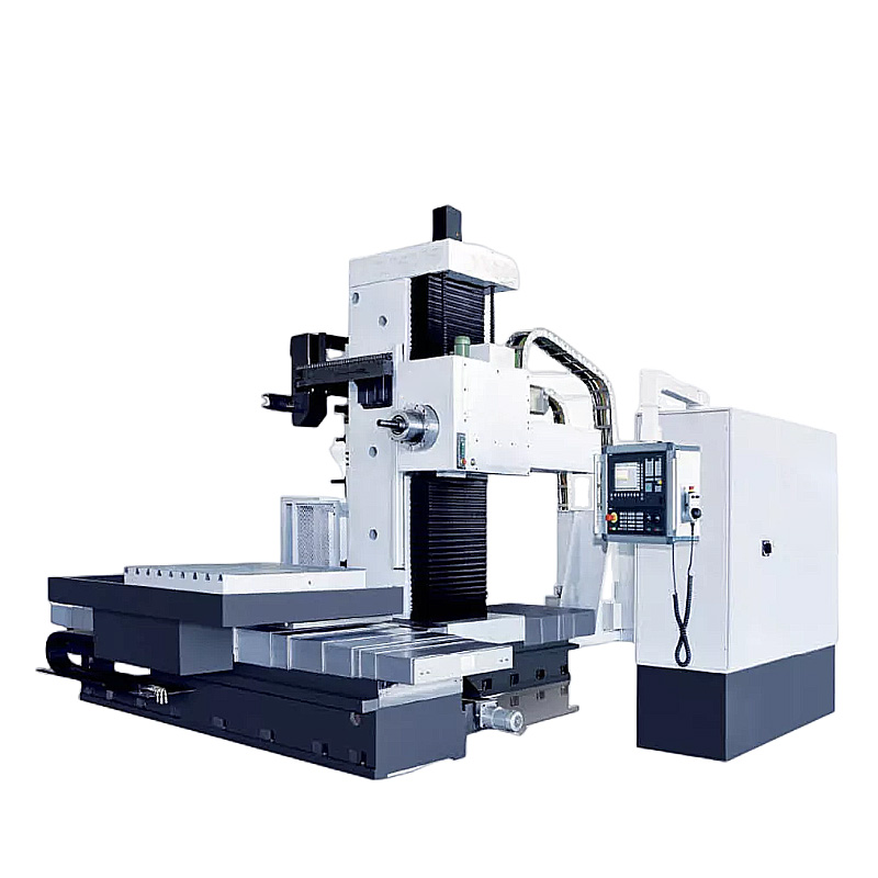 CNC horizontal boring machine full view.