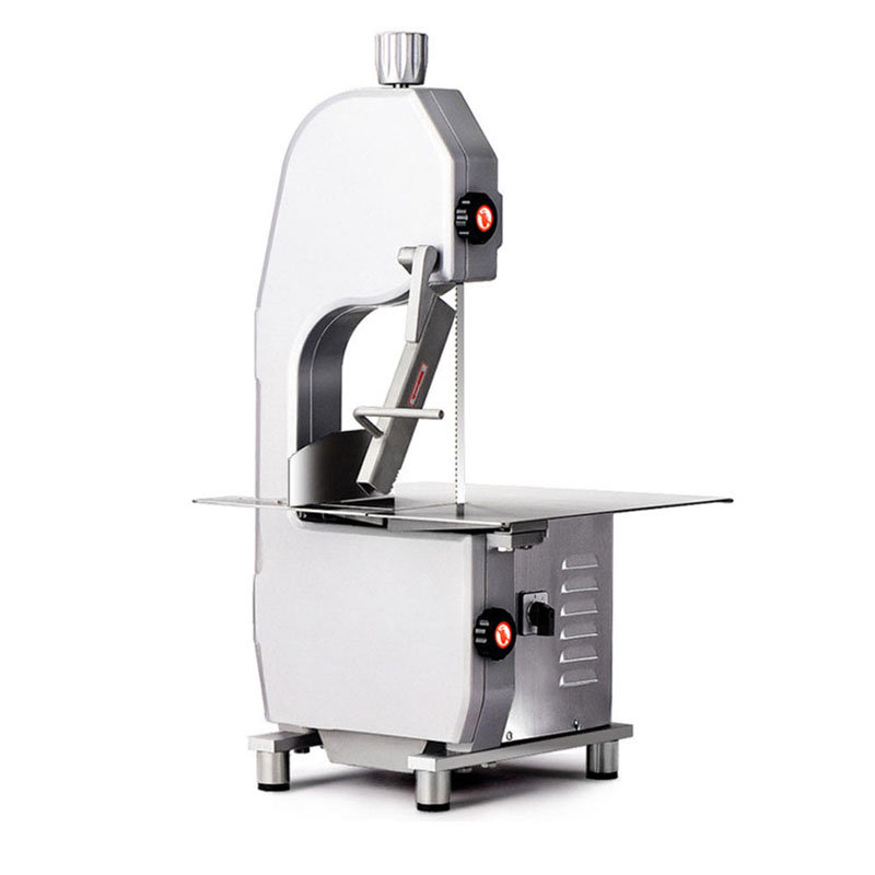 high-volume food processing machine, quickly cutting frozen meat.