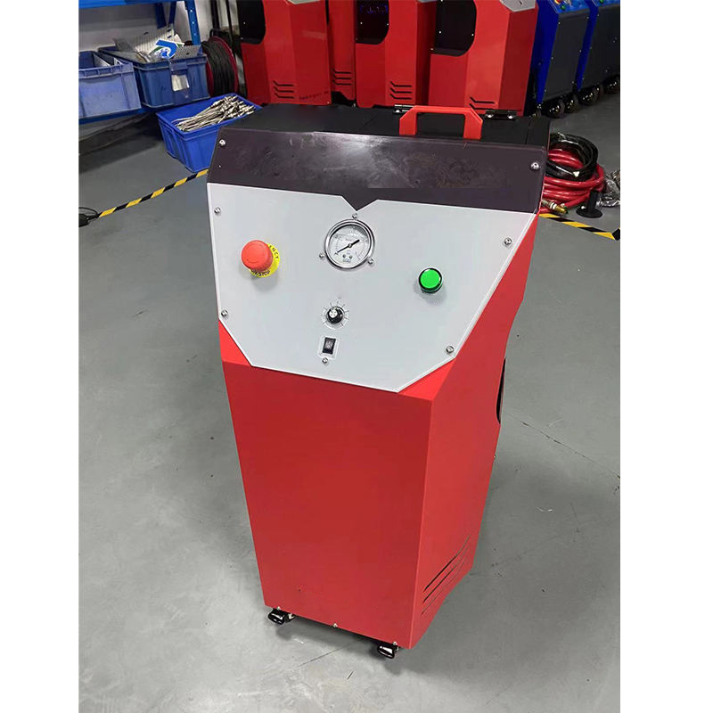 A small dry ice cleaning machine is in the warehouse.