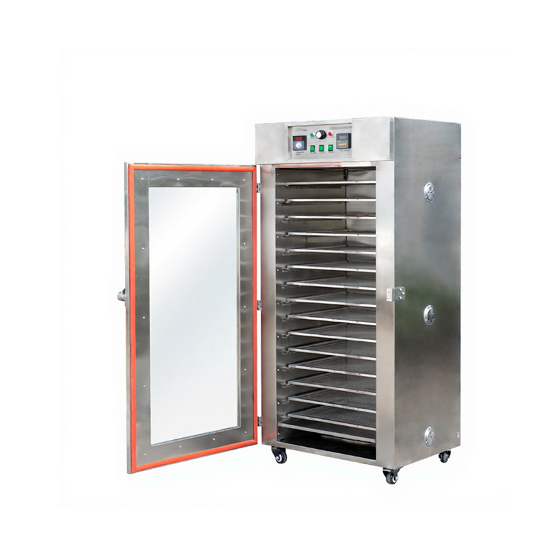 The Fresh Meat and Vegetables Dehydrator uses hot air circulation drying technology.