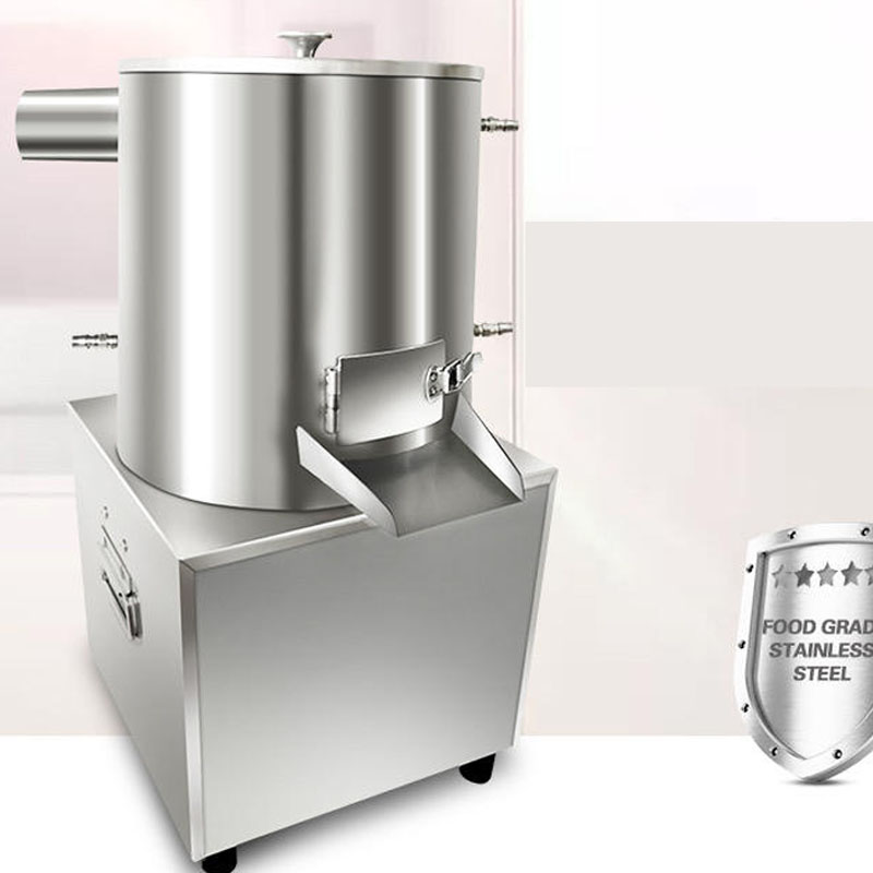Commercial garlic peeler with high efficiency for food factory use.