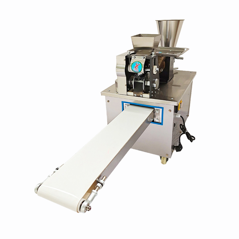 The fully automatic dumpling machine has a stable production capacity of up to 4000 pcs/h.