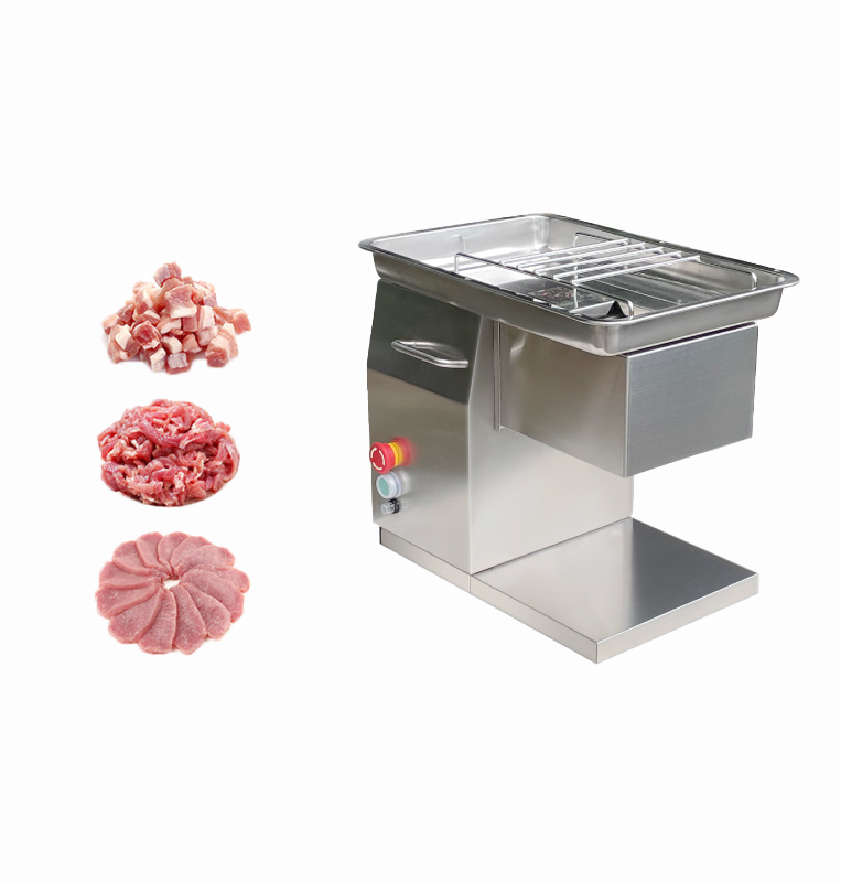 The fully automatic meat slicer has high cutting uniformity