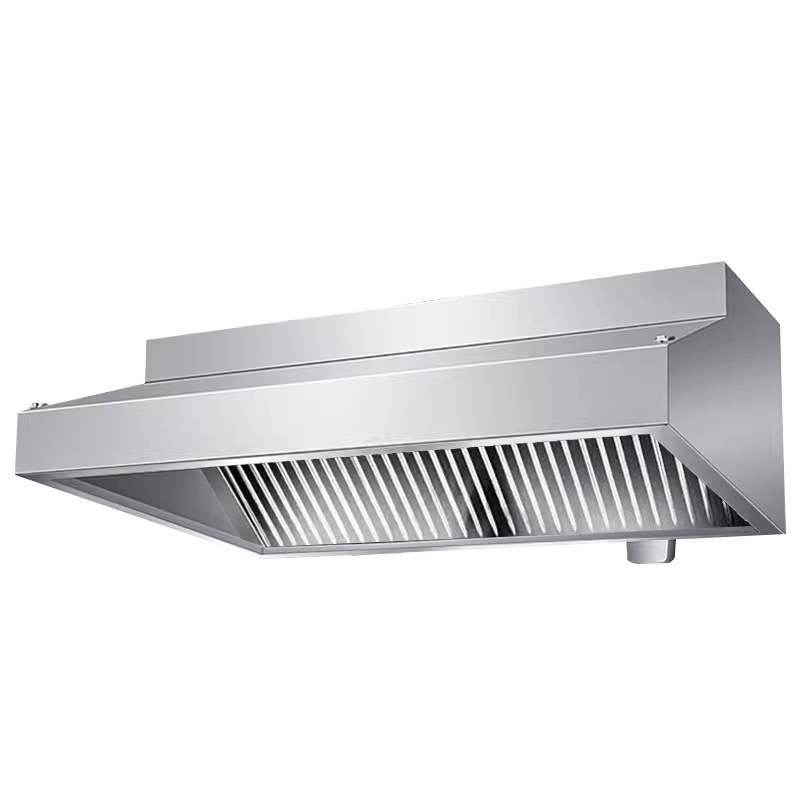 Stainless steel range hood, noise-reducing and quiet design