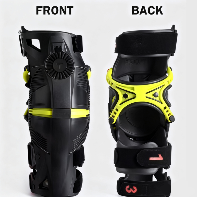 Motorcycle equipment uses robust and lightweight composite materials or alloys as its main structural components.