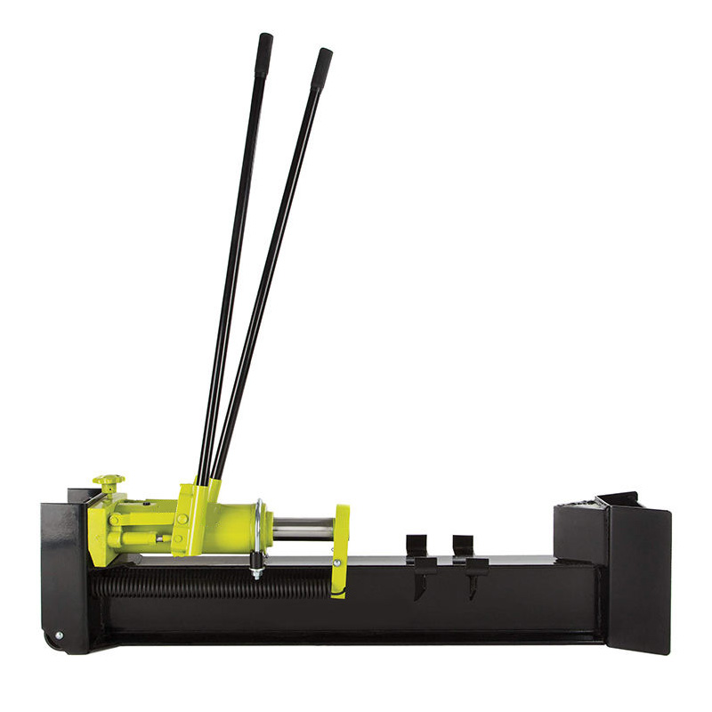 Panoramic view of the side profile of the wood splitter