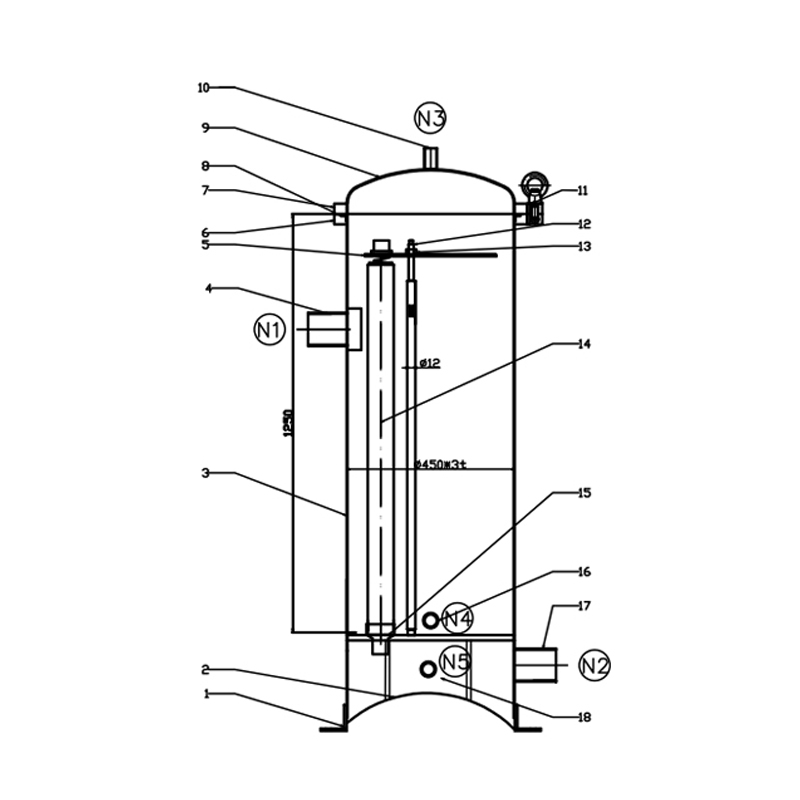 Precision security filter structure diagram