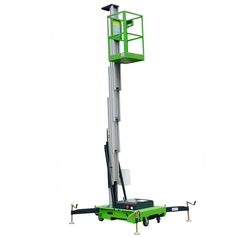 4.7m single person lift, 12m working height, high efficiency with single-person operation.