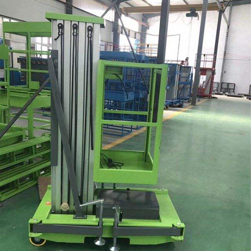 Single person lift,lightweight and portable for flexible operation.