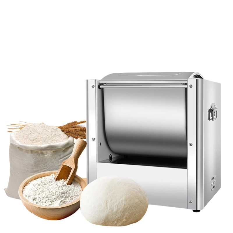 The fully automatic countertop dough mixer can complete a batch of dough in 3-8 minutes.