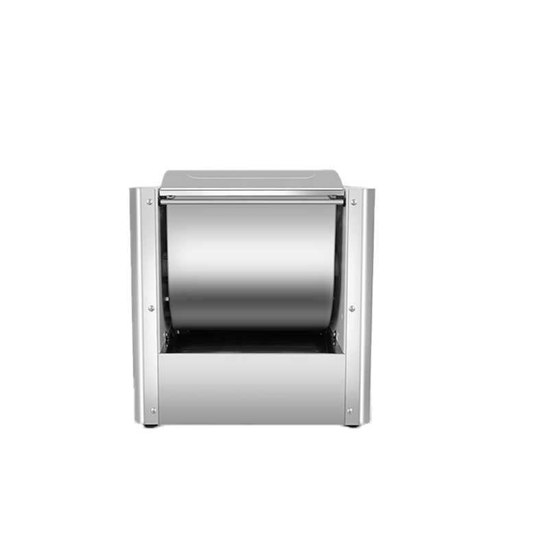 The stand mixer has a compact body, making it suitable for countertop placement.