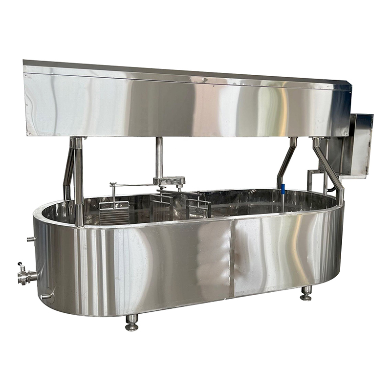 Stainless Steel steam cheese vat, precise temperature control high hygiene.