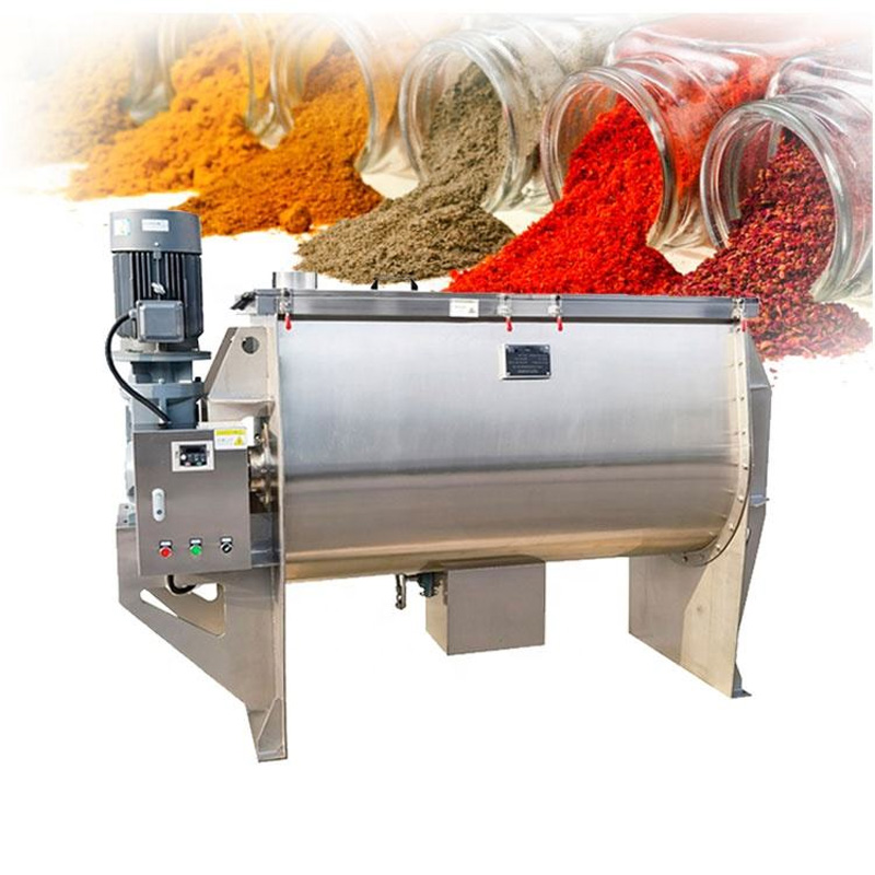Food Grade 300–10000L Horizontal Ribbon Type Cooking Mixer
