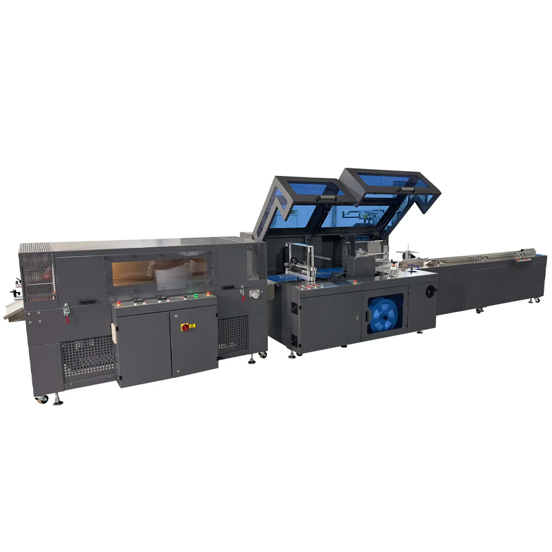 High speed heat shrink packaging machine for food cosmetic and pharmaceutical products