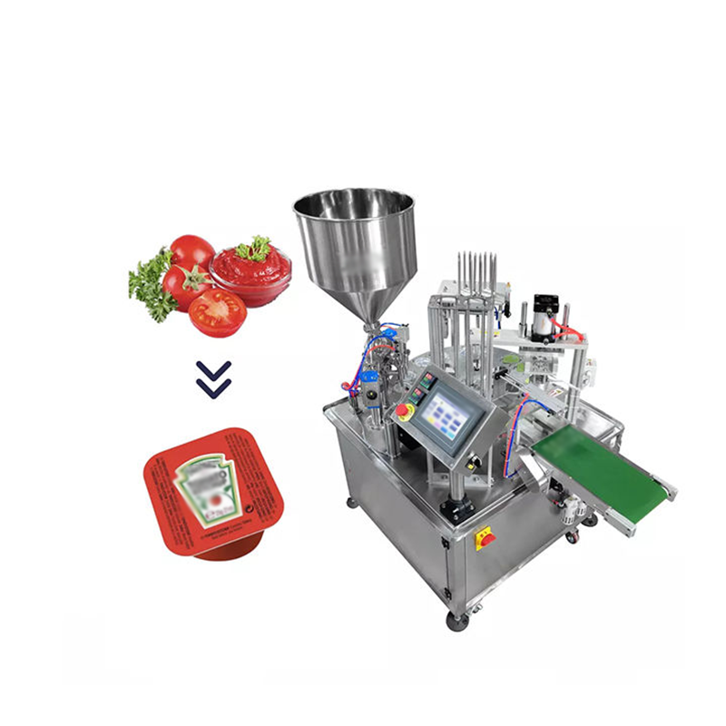 Automatic liquid cup packing machine equipped with PLC controller