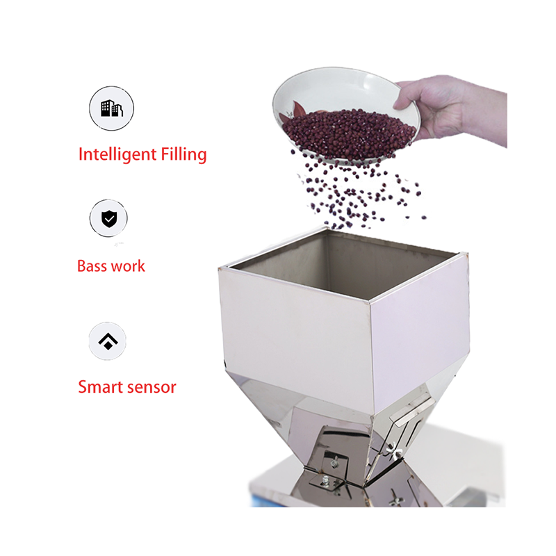 The automatic weighing packaging machine adopts a split-type design