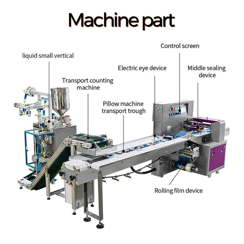 Automatic juice packing machine effectively prevents liquid leakage.