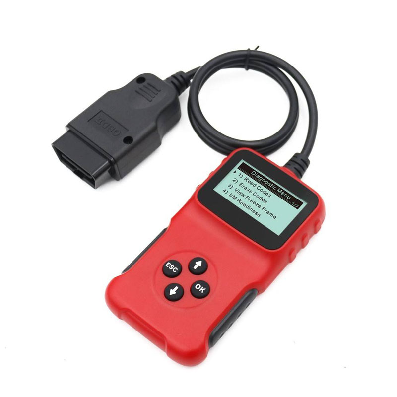 Handheld car diagnostic tool for quick engine fault analysis