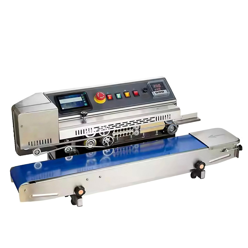 Electric bag sealing machines for tea food view.