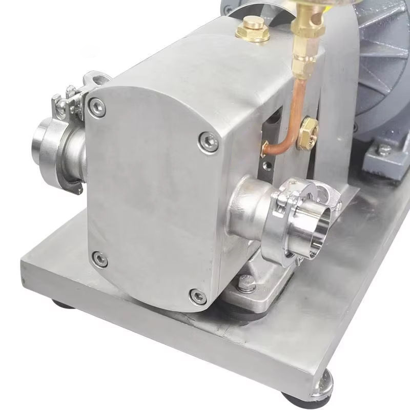 High power high viscosity cam pump close-up.