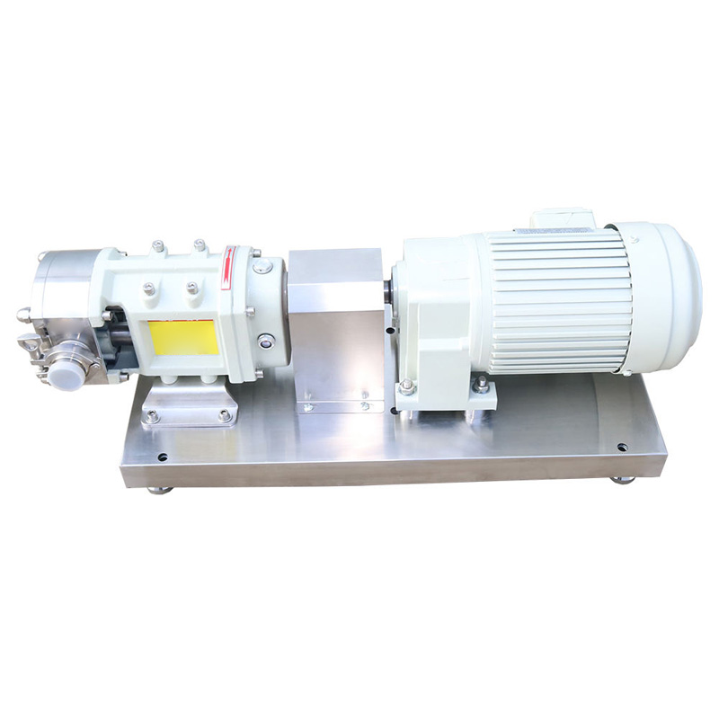 Side view of a high-flow cam pump.