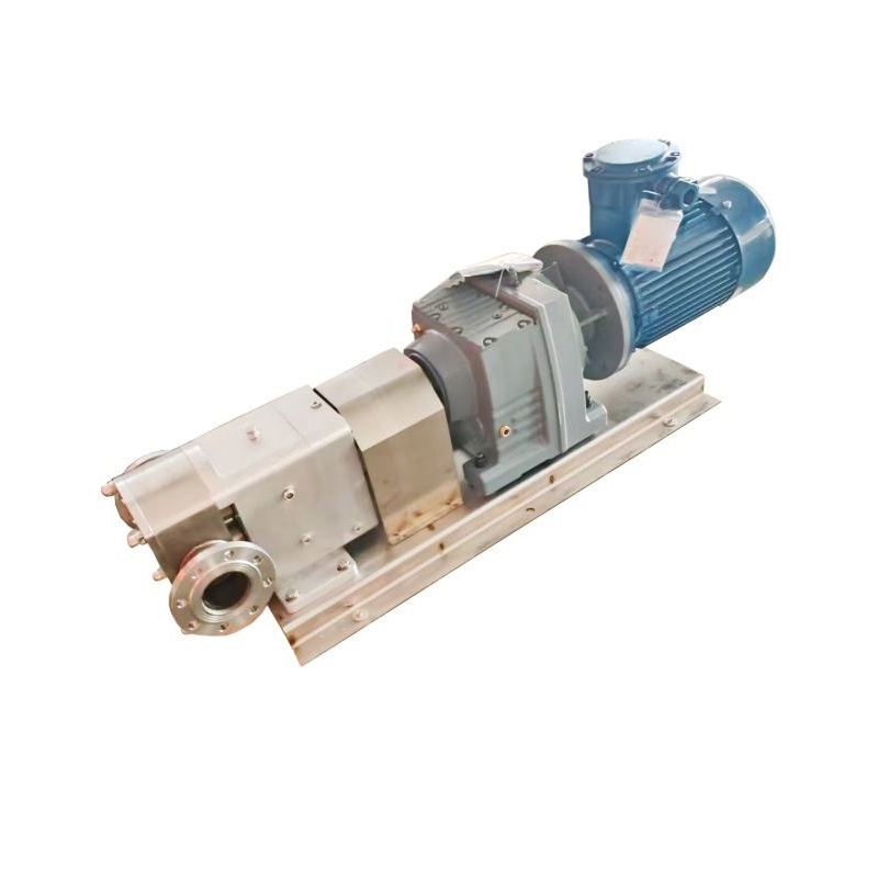 Details of low-shear transfer pumps for food and dairy products.