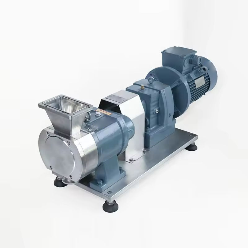 Appearance of a stainless steel cam rotor pump.