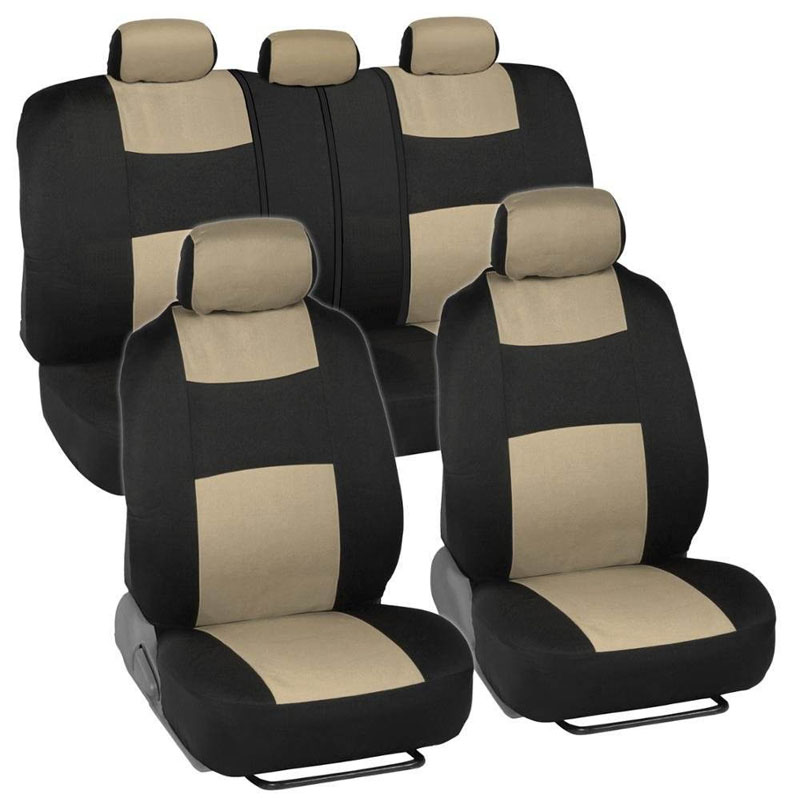 Zipper design car seat covers easy installation