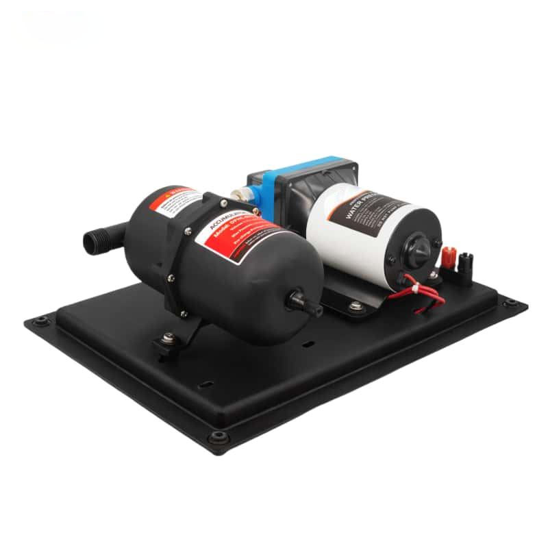 High-flow automatic booster pump for clean water supply systems