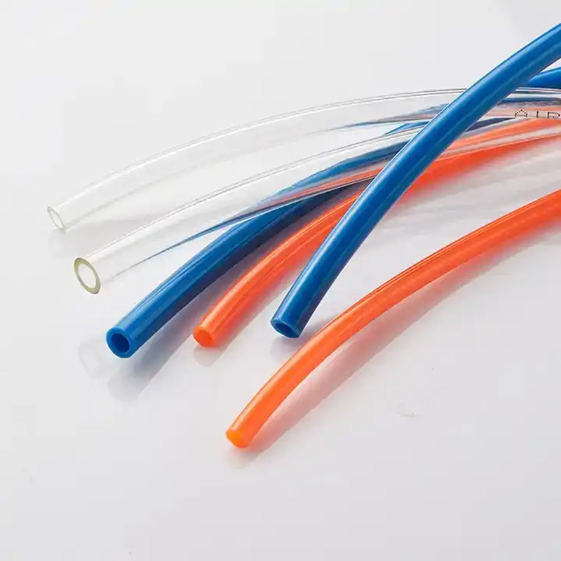 Air water line hose color assortment view.
