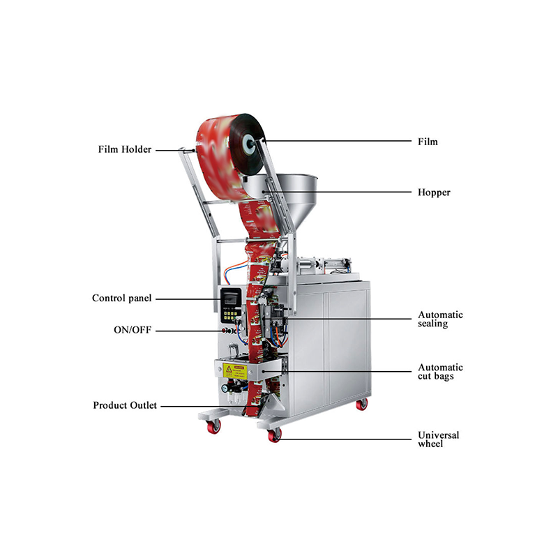 Jam packaging and sealing machine effectively shortens the packaging time per bag