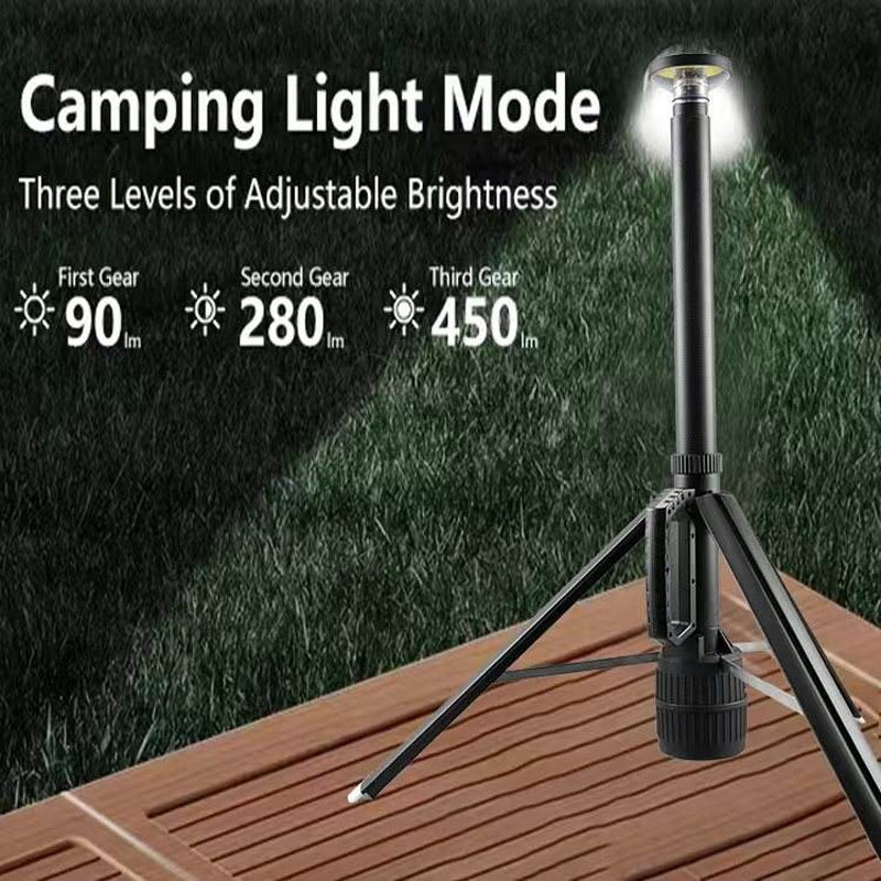 LED COB work light with adjustable brightness levels