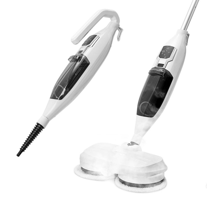 All in one steam mop with handheld spot cleaner