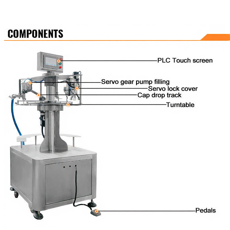 The spout pouch liquid packaging machine is highly efficient and automated.