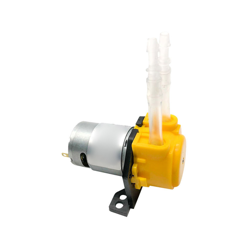 Mini DC peristaltic pump full view display.