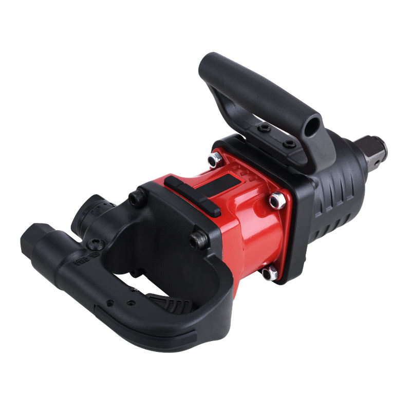 A demonstration image of a professional high-torque impact tool.