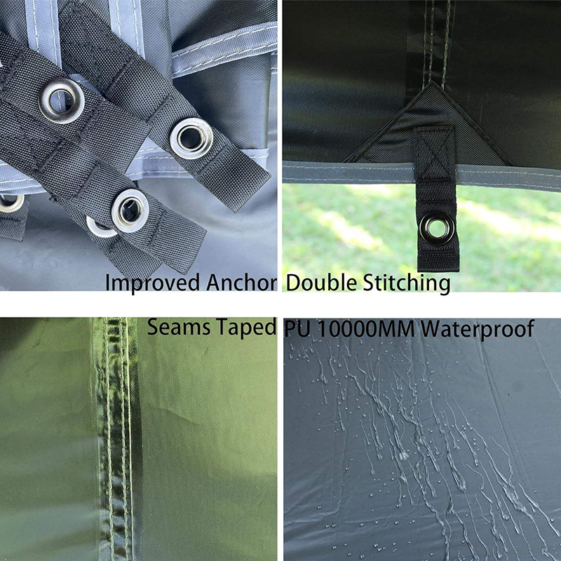 The high-end lightweight nylon hammock tent features ultra-lightweight properties
