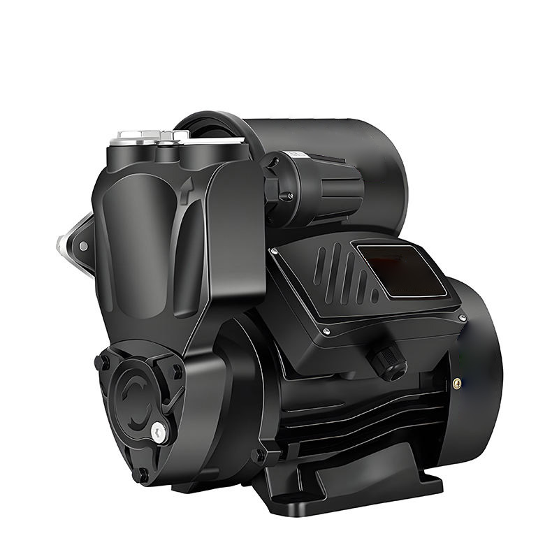 Smart self-priming pump full view display.