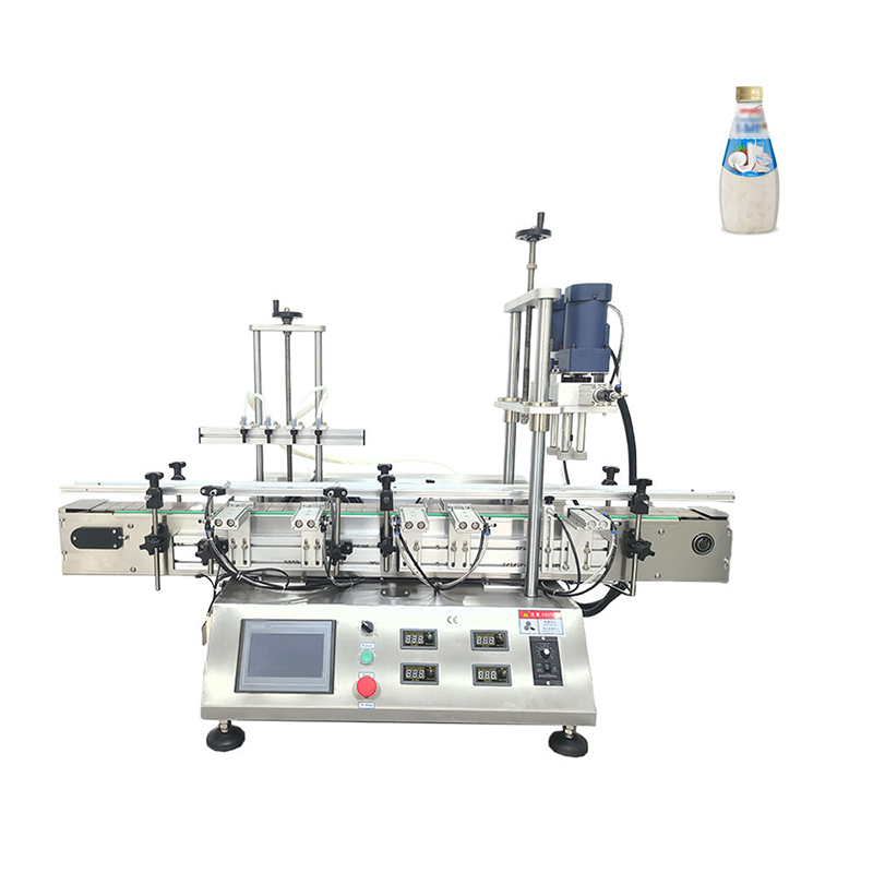 The small desktop capping and sealing machine operates compatibly without any leakage.