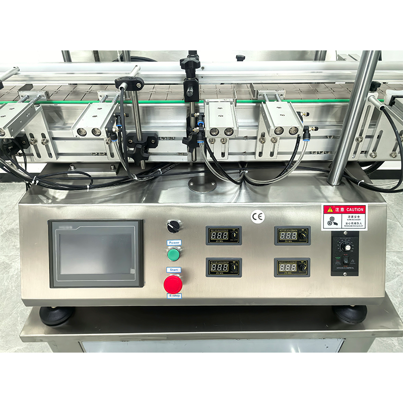 The small desktop capping machine uses precise pressure-controlled capping technology