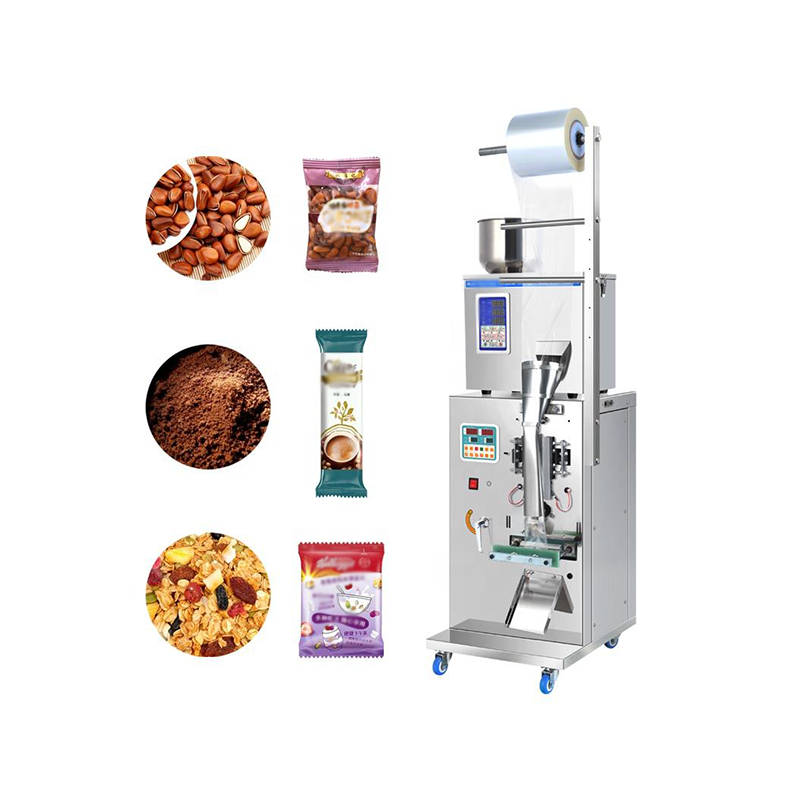 The small nut packaging machine perfectly fits various types of nuts