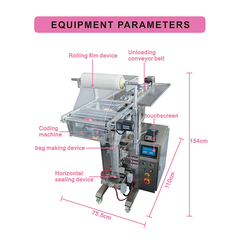 The toy parts packaging machine uses high-quality components