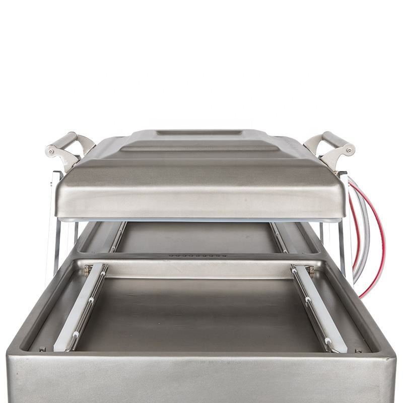 High quality food sealing vacuum packer close-up view.
